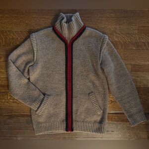 Authentic Vintage Gucci zipper cardigan sweater